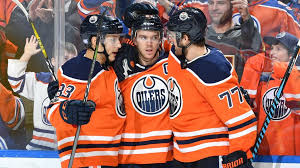 Would something like this work? Oilers Score Eight In Win Against Golden Knights