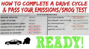How To Complete A Drive Cycle Pass Emissions Smog Test Life Hack Youtube