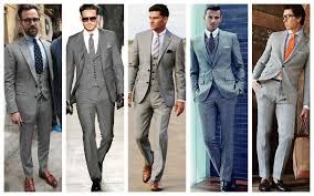 How To Wear A Grey Suit The Trend Spotter Grey Suit Black Shoes Grey Suit Brown Shoes Grey Suit Men