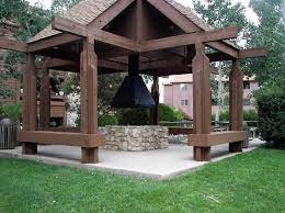 Idea For Gazebo With Fire Pit Gazebo With Fire Pit Backyard Gazebo Backyard Fire