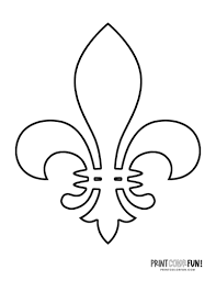 Go against the norm with one page website templates and establish a distinctive web presence. 26 Fleur De Lis Coloring Pages Design Stencils Print Color Fun