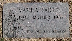 Marie Virginia Disher Sackett (1902-1987)