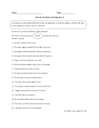 Englishlinx Com English Worksheets Adverbs Worksheet Adverbs Adverbs Sentences