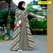 Check spelling or type a new query. Gamis Batik Syari Sogan Kombinasi Trendy Modern Shopee Indonesia