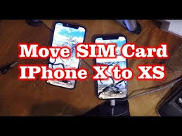 How To Move Sim From Iphone X To Xs Sim Card Swap Iphone Apple Products Cards