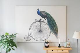 This amazing looking peacock does not appear like it is a recycled craft by the look and appeal it carries. How To Make Gorgeous Oversized Wall Art For Under 100