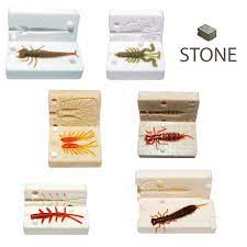 Fishing Stone Bait Mold Collection Diy Soft Plastic Bug Lure Bait 22 Models Ebay In 2021 Lure Molds Bait Molds Lure Making