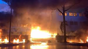 Tan and lee run a minibus business, ferrying students to and fro schools in the vicinity. Huge Chemical Fire Ravages Tuas Waste Facility 130 Firefighters Dispatched Coconuts Singapore