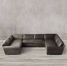 Lancaster Leather U Sofa Sectional In 2020 Sectional Sofa Sofa Dresser As Nightstand