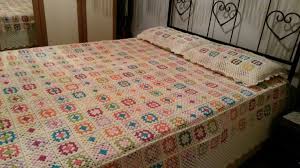 Hanim Dilendi Bey Begendi Yatak Ortusu Blanket Crochet Blanket Bed