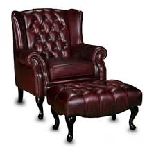 Leather recliner with ottoman, tome mid century lounge chair with genuine leather and heavy duty aluminum base modern chaise for bedroom living room lounge office. Pranshi Handicrafts Brown Leather Wing Sofa With Ottoman For Home Rs 26500 Set Id 20377488597