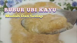 Bagian akar ubi kayu atau sering juga disebut singkong memiliki kandungan karbohidrat yang. Resep Bubur Ubi Kayu Bubur Singkong Youtube