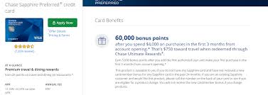 To use this perk, you'll need to decline the rental car company's collision insurance. Chase Sapphire Preferred 60 000 Point Offer Annual Fee Not Waived First Year Doctor Of Credit