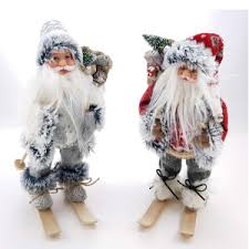 Här lägger jag upp bilder på tomtar med klassiska tomtekläder. Tomtar Med Skidor Vacker Och Statlig Tomte Pa 30 Cm Julklappen Se