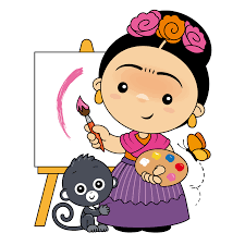 Biografia De Frida Kahlo Para Niños Para Imprimir Chapulines Collection En Espanol Fan Art Frida Frida Kahlo Caricatura Imagenes De Frida Kahlo Frida Kahlo Dibujo
