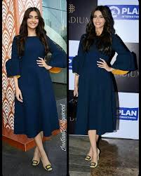 Western Birthday Party Dresses For Adults Sonam Kapoor Snapped Last Night At Plan International Girl Child Event Instantbollywood Sonam Kapoor Fashion Indian Dresses Birthday Dress Women