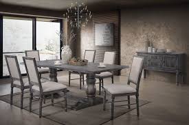Ahrens 7 Piece Solid Wood Dining Set Grey Dining Tables Pedestal Dining Table Dining Table