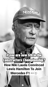 🏁 Look how Niki Lauda convinced Lewis Hamilton to join Mercedes! 🌟,  Throwback to the pivotal moment when Niki Lauda, the legendary F1 figure,  persuaded @LewisHamilton to make the move to ...