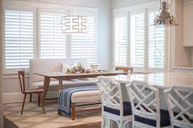 Maybe remodeling an existing dining room? Settee With Dining Table Transitional Dining Room