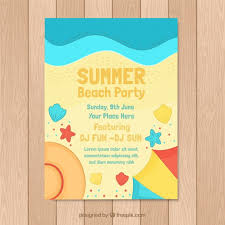 You can find those on my free beach party designs hub or by clicking the yellow button at the bottom of the post. Beach Party Invitation Images Free Vectors Stock Photos Psd