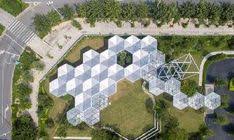 Hexagon house plans feature the great room set out front of the home with the rest of the rooms spread out like wings on the sides. 55 Hexagonal Ideas Architecture Architecture Design Hexagonal Architecture