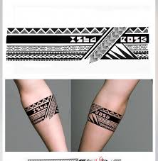 A polynesian armband tattoo design and stencil like this cost $180 (initial payment to start the tattoo drafts $120). Pin By Ferd Bartt On Inked Armband Tattoo Design Tribal Armband Tattoo Forearm Band Tattoos