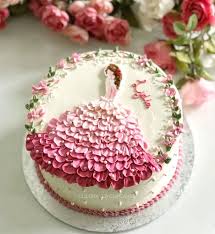 Girl And Dress Cake Cake Decorating Cake Designs Birthday Elegant Birthday Cakes