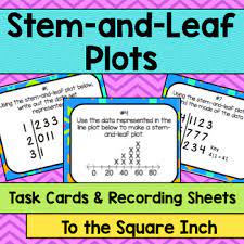 Stem And Leaf Plot Task Cards Task Cards Math Examples Teaching Middle School Maths