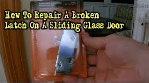 When the rollers are loose, the door may jump off the track and check out the above steps on how to remove a sliding door (replace damaged tracks). How To Repair A Broken Latch On A Sliding Glass Door Youtube