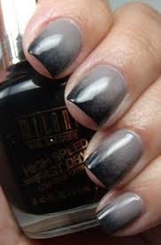 Black And Grey Nails Gray And Black Hair And Nails Nails Trendy Nails