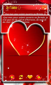 Que tu la sert jusqu'à l'épuisement et que tes lèvre se pose délicatement sur les miennes comme un premier baisers. Sms Amour Pour Lui For Android Apk Download
