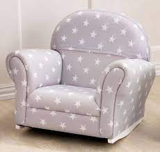 This indoor rocking chair with a thick cushion seat and back provides you incredibly soft sitting experience and relieves your fatigue. Kids Furniture Toddler Rocking Chair Upholstered Kids Chair Kids Rocking Chair