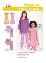 S1722 | Simplicity Sewing Pattern Learn-to-Sew Child's & Girls ...