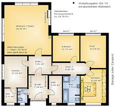 150,42 m² wohnfläche nach woflv) drempel: Winkelbungalow 129 15 Walmdach Einfamilienhaus Neubau Massivbau Stein Auf Stein
