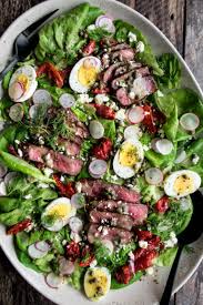 Steak Egg Salad With Caper Vinaigrette The Original Dish Recipe Healthy Salad Recipes Salad Egg Salad