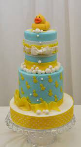 Rubber Ducky Baby Shower Cake Cake By Sugarpixy Cakesdecor