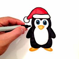 Disegni Natalizi Ecco Come Realizzare E Colorare Un Simpatico Pinguino Disegni Sharpie Idee Per Disegnare Disegni