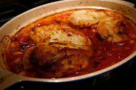 Baked Chicken Breasts With Cannellini Beans And Tomatoes