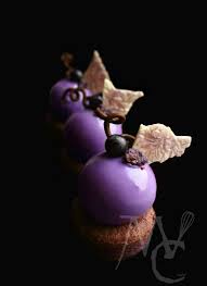 Grape Mousse Orange Cremeux Insert Grape Sable Breton Mirror Glaze Chocolate Mirror Cake Sweetarts Mirror Glaze Cake