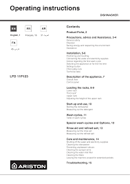 Whirlpool Lfd 11p123 X Ex Instruction For Use Manualzz