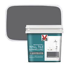 Free next day delivery available, free collection in 5 minutes. V33 Wall Tile Panelling Paint Satin Anthracite Grey 750ml Specialist Paints Screwfix Com