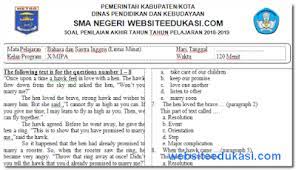 May 28, 2021 · 50 soal bahasa inggris kelas 10 semester 2 dan jawabannya. Soal Pat Ukk Bahasa Inggris Kelas 10 K13 Tahun 2019 Soal Terbaru