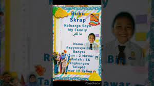 Simpan halaman buku skrap anda sebagai pdf siap cetak. Aktiviti Rayyon Buku Skrap Keluarga Youtube
