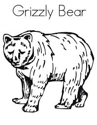 The grizzly bear is a large subspecies of brown bear inhabiting north america. Get This Grizzly Bear Coloring Pages 7gfg4