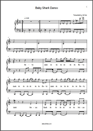 Baby Shark Dance Piano Sheet Preview By Ah Doe Baby Shark Music Baby Shark Dance Baby Shark Lyrics