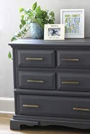 Paints used here are duck egg blue and country grey by annie sloan. Gray Dresser Makeover Our Hammock House Grey Dresser Gray Dresser Makeover Bedroom Furniture Makeover
