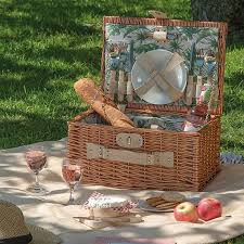 We reviewed dozens of picnic baskets to find the best one for all types of needs. Marlborough 2 Person Wicker Picnic Basket Freemans