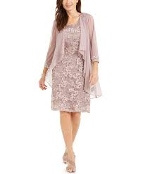 Lace Shift And Sheer Jacket Set With Pearl Embellishments Dresses Bride Clothes Brides Mom Dress