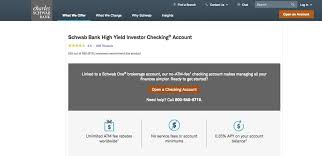 The schwab bank high yield investor checking® account has unlimited atm fee rebates, no monthly service fees and no minimum balances. Charles Schwab Checking Account How To Avoid High Atm Fees