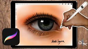 In this video you'll learn. How To Draw A Realistic Eye In Procreate Tutorial Paintingtube